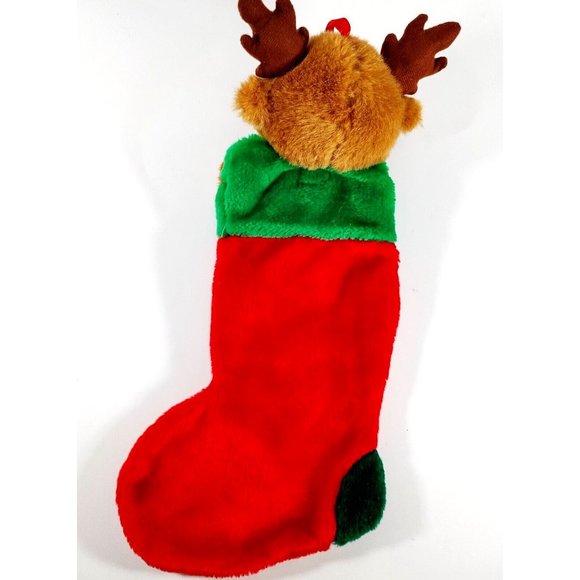 ASHTEN RACKS Rudolph The Red Nose Reindeer Stocking Plush 15" - Picture 2 of 2